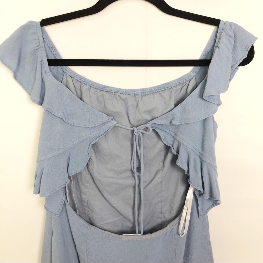 Superdown Revolve Off Shoulder Ruffle Mini Dress - Picture 9 of 9